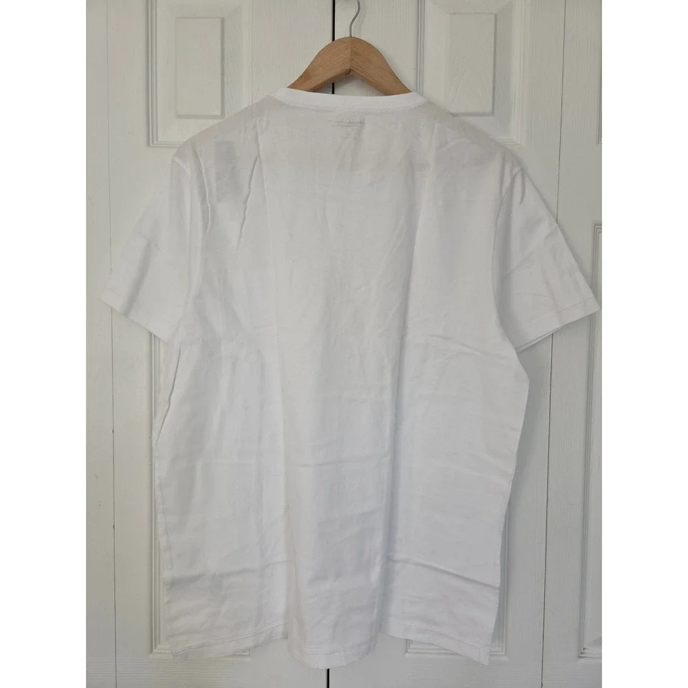 J. Crew T-Shirt Broken-In Pocket Women XL White NWT AH920